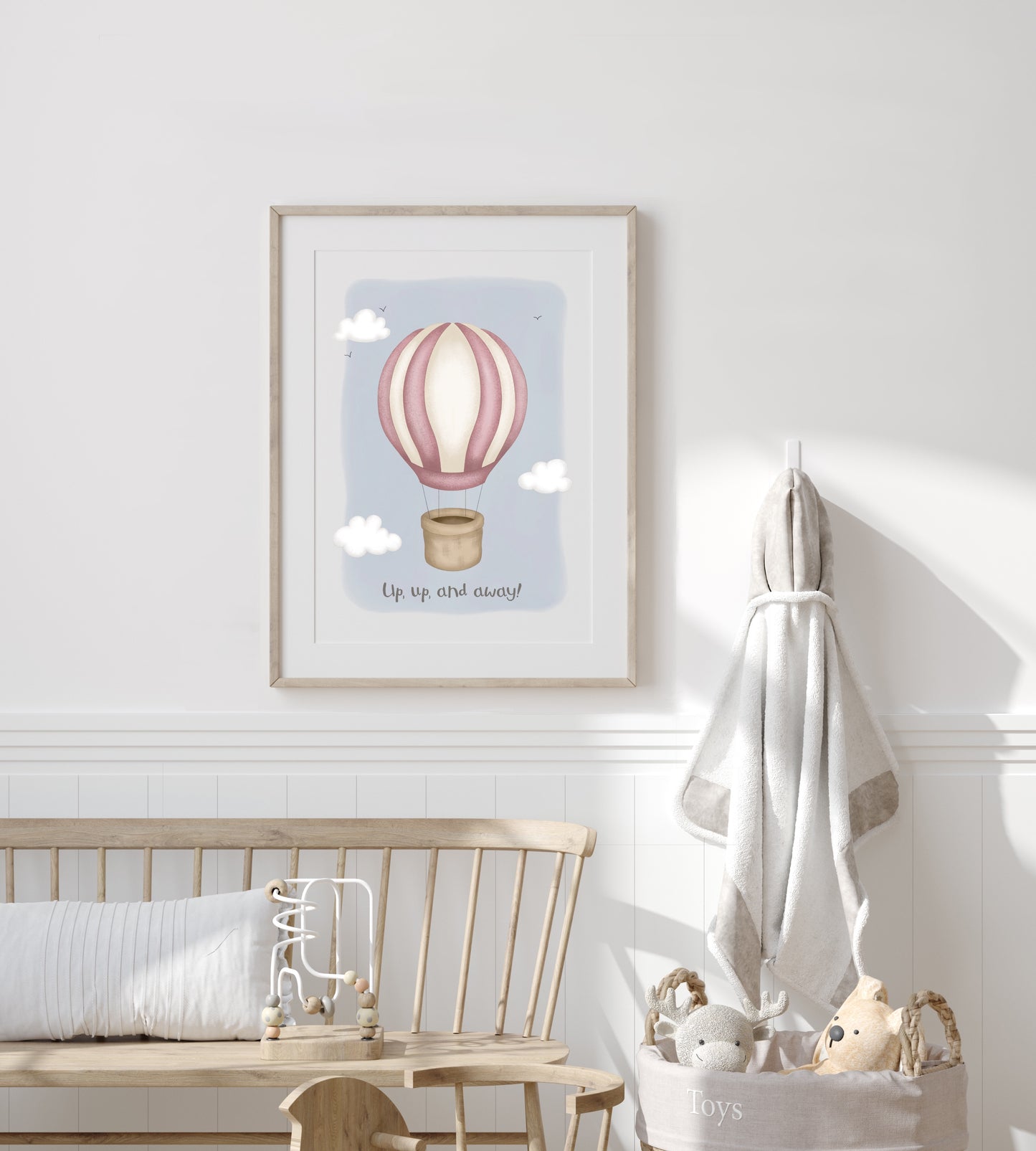 Up, Up and Away! - Hot Air Balloon Print