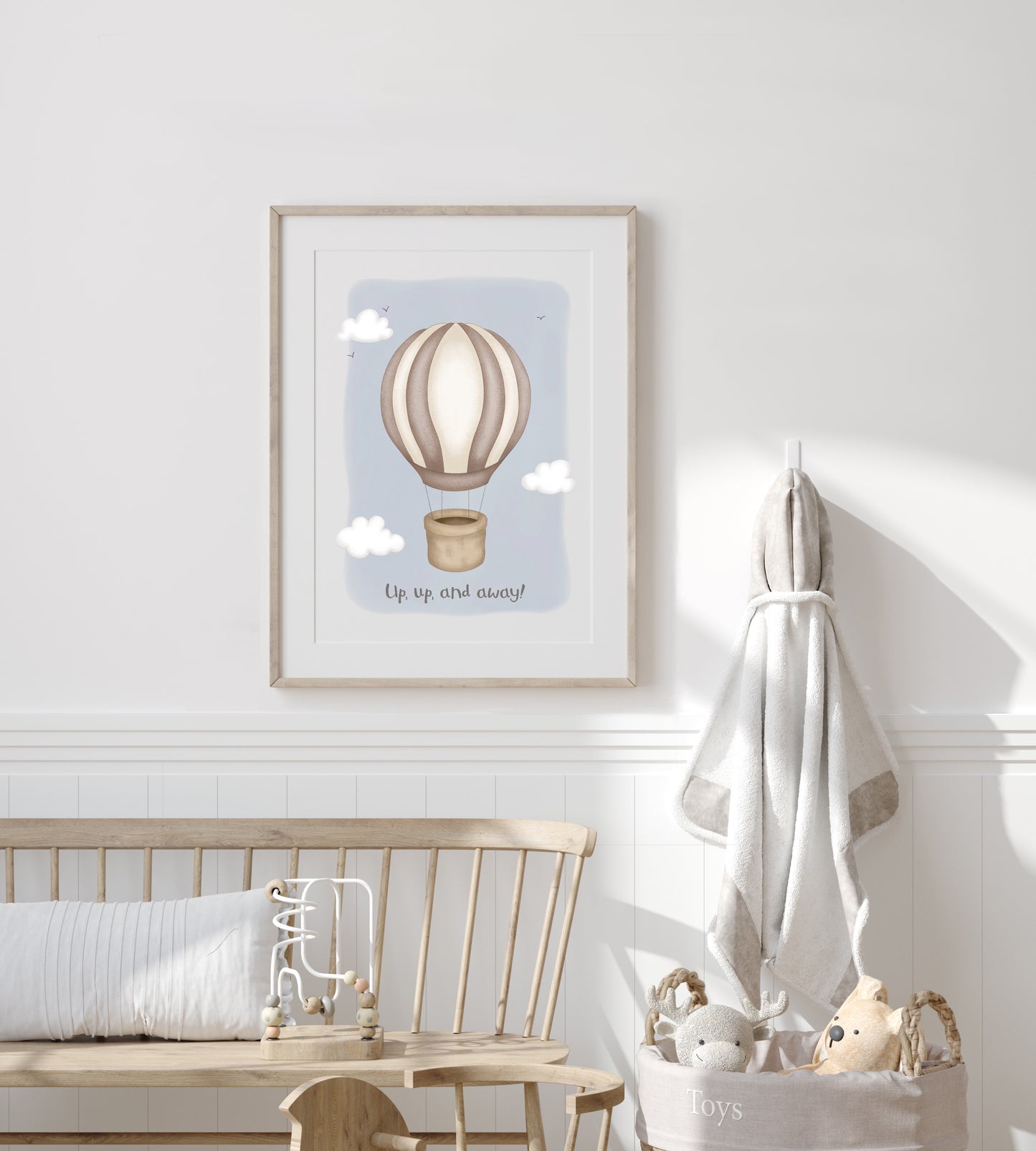 Up, Up and Away! - Hot Air Balloon Print
