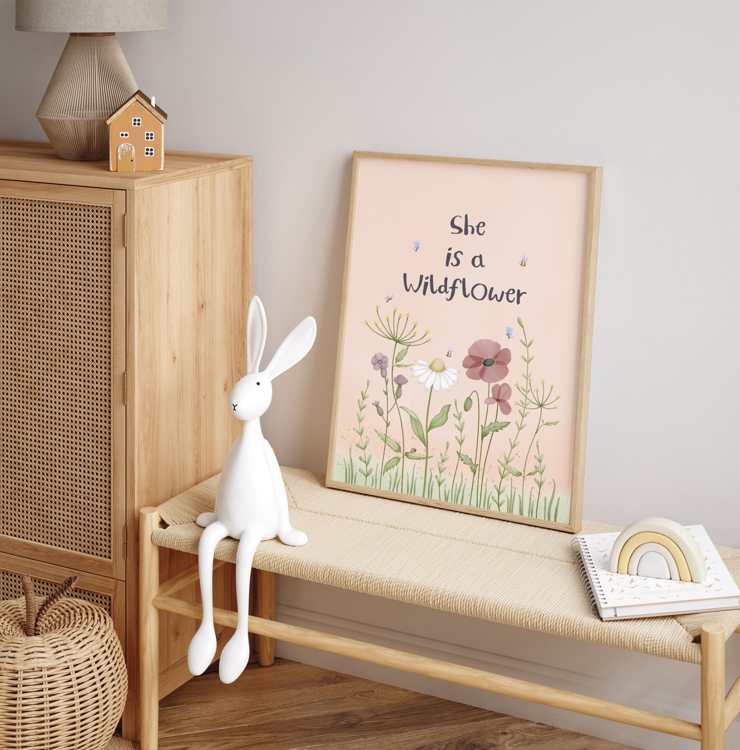 She is a Wildflower - Girl’s Wildflower Print